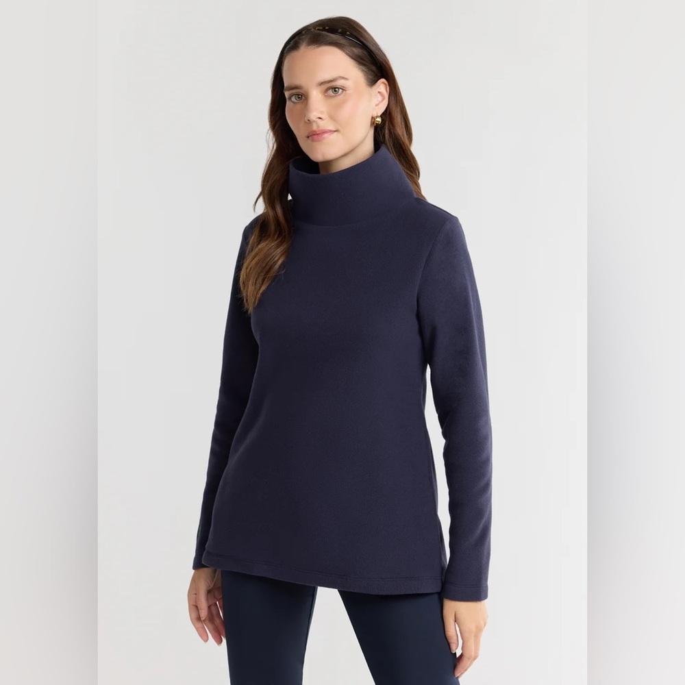 Dudley Stephens Vello Fleece Cobble Hill Turtleneck Size S